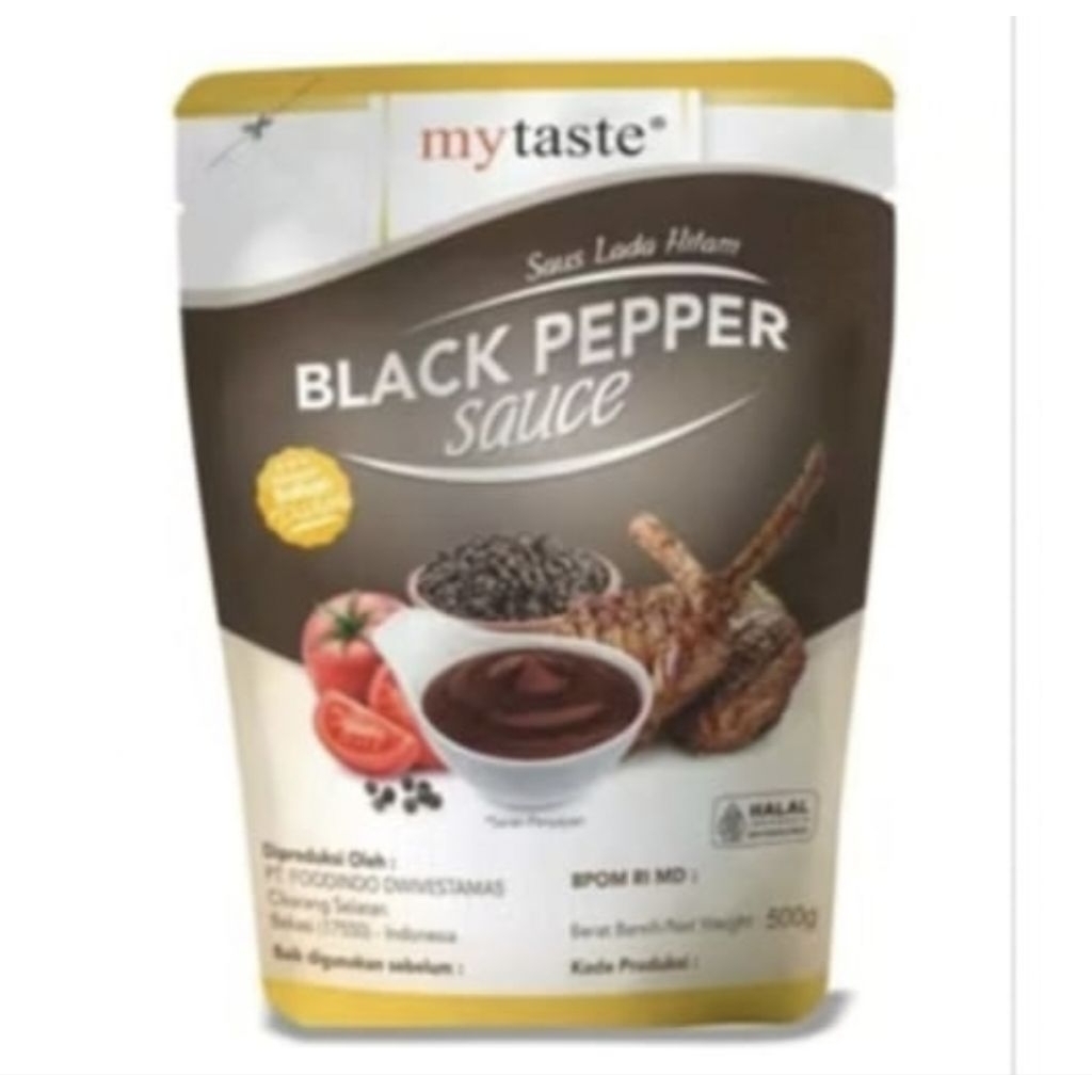 

MyTaste| My Taste BlackPepper Sauce 500 gr| Saus Lada Hitam original