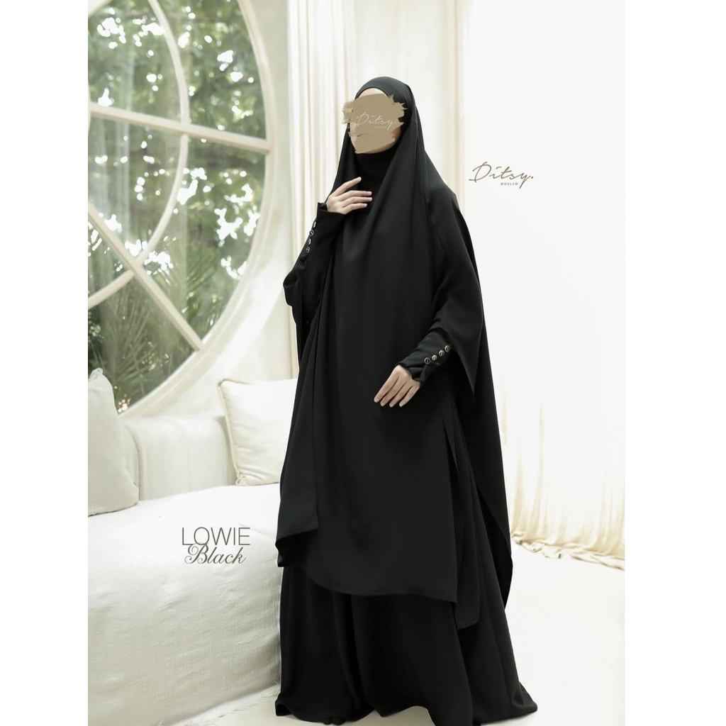 DITSY MOSLEM HAALA MAIRA JETBLACK REGULER VHAALA DRIFTWOOD