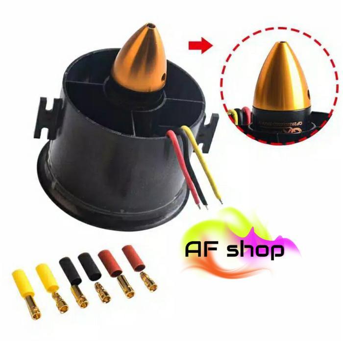 Qx-motor Motor Ducted Fan 70mm 6 Blades Ducted Fan Edf 2822 kv3000