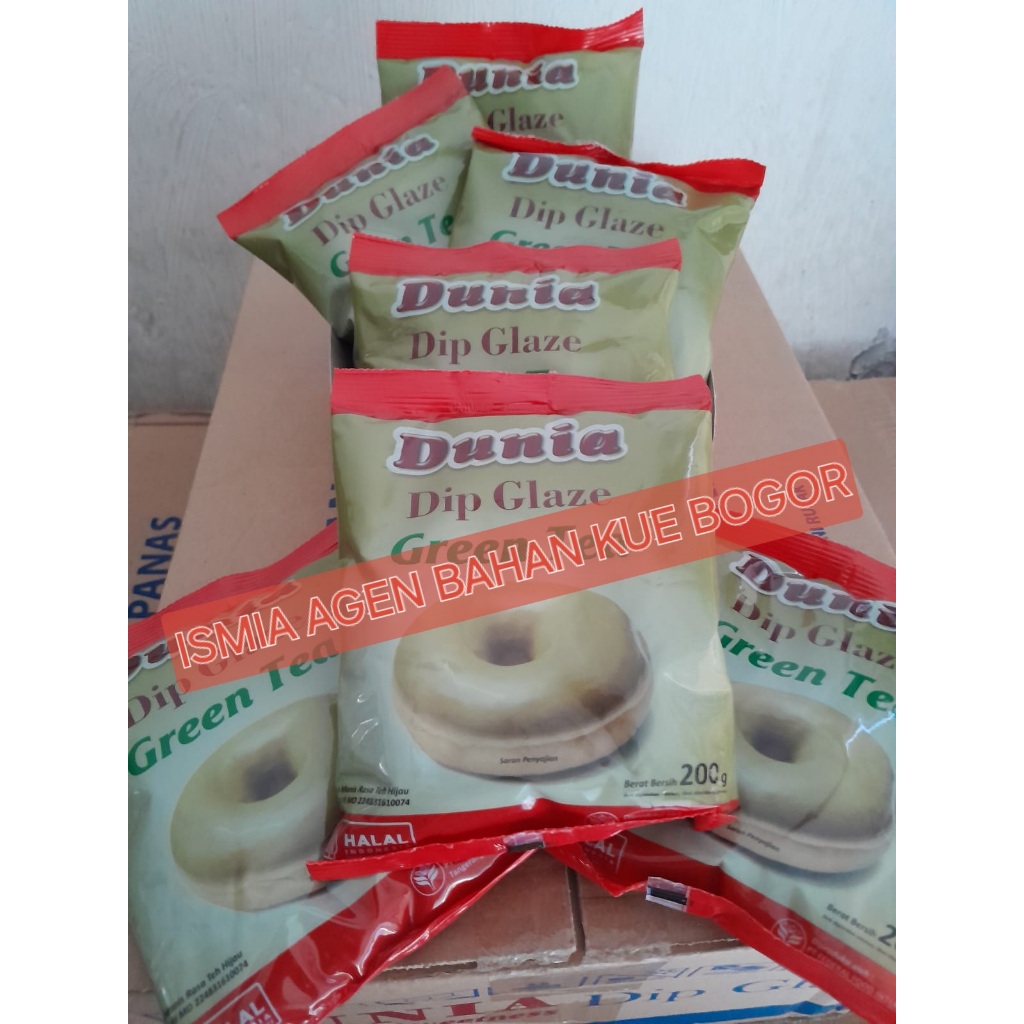 

DUNIA DIP GLAZE 200GR VARIAN MATCHA GREENTEA TEH HIJAU