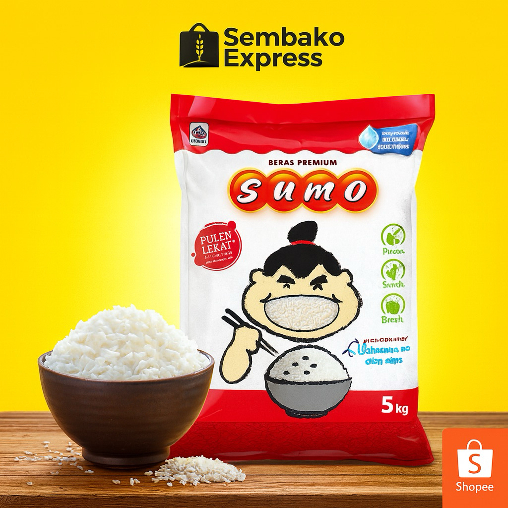 

Beras SumO Merah Premium 5kg – Pulen, Wangi, dan Bersih