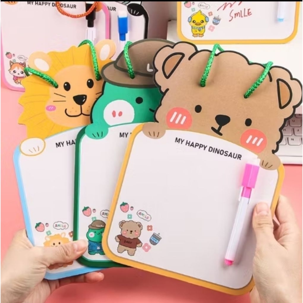 

PAPAN TULIS MINI KARAKTER LUCU CUTE FREE SPIDOL BISA DIHAPUS BISA DIGANTUNG