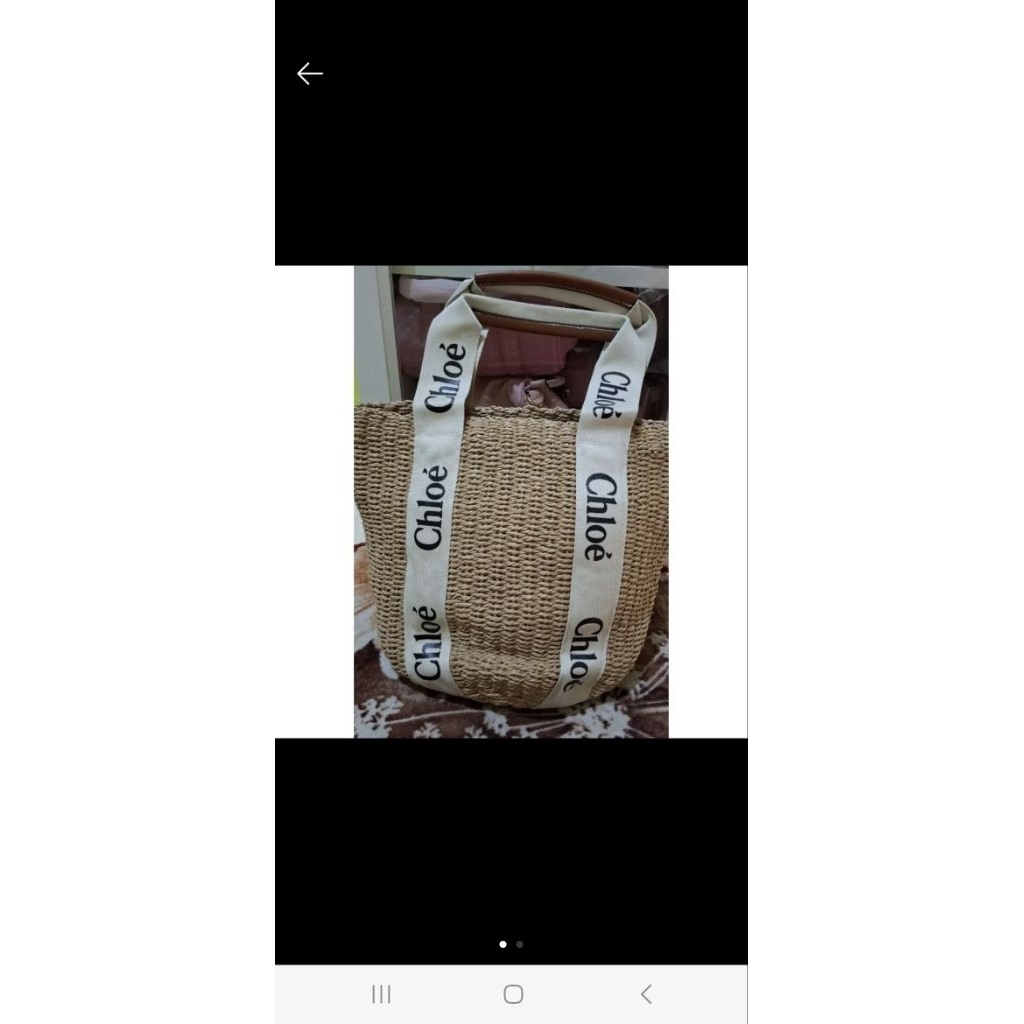 Tote Anyam chloe