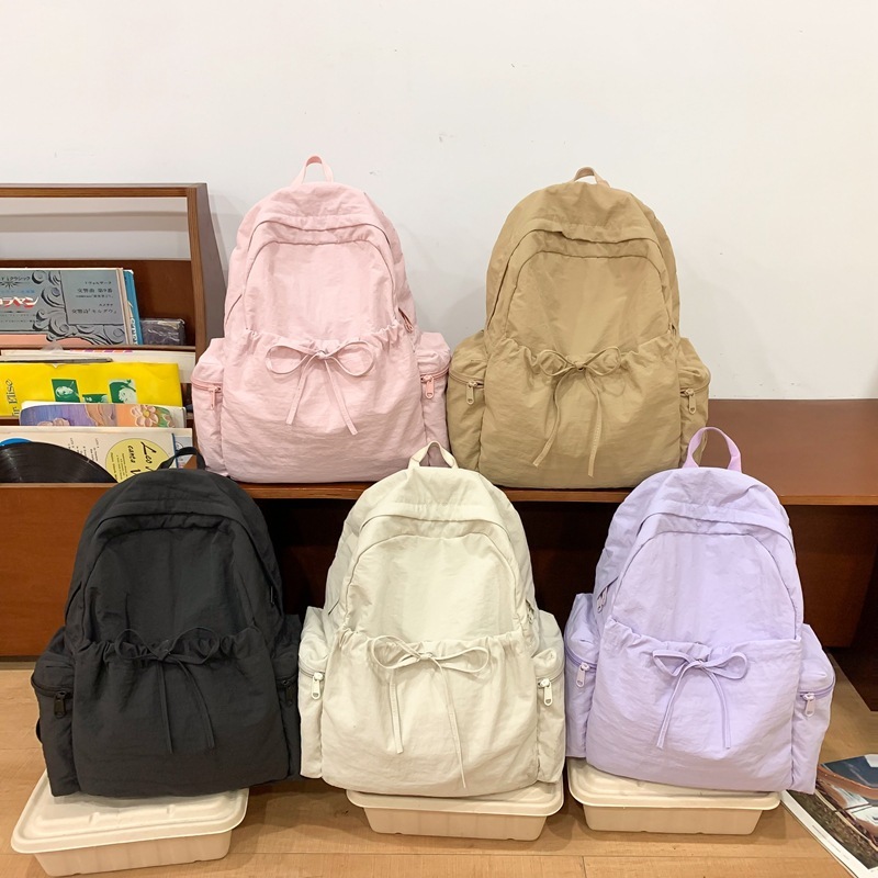 Tas Ransel Estetika Wanita | Perguruan Tinggi Tahan Air | Ransel Laptop Berbobot