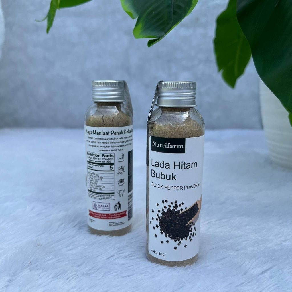 

Nut Tri Farm Lada Hitam Bubuk Premium | Lada hitam | Lada Hitam Premium | Rempah alami dan Premium