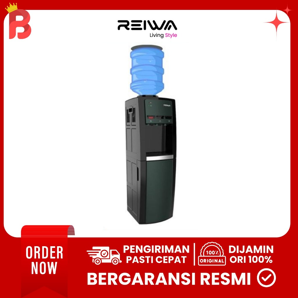 DISPENSER GALON ATAS REIWA DS 1302 3 KRAN