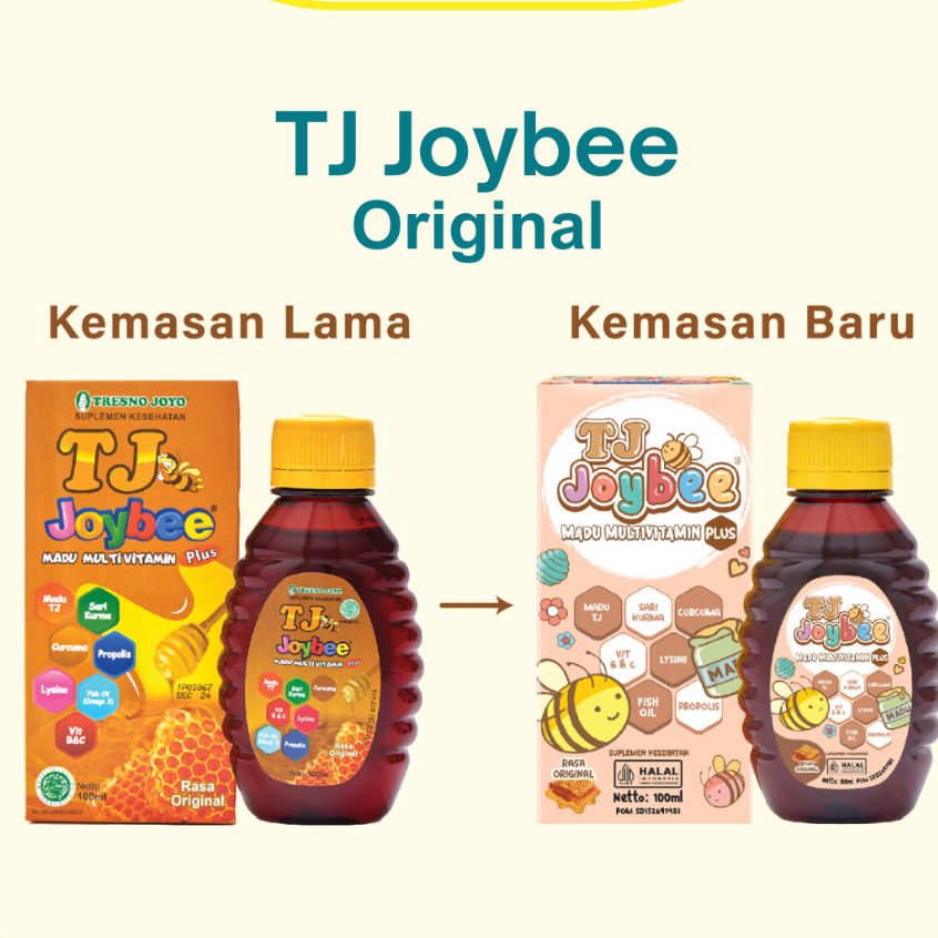 

Madu Tj Joybee Isi 100ml Rasa Original