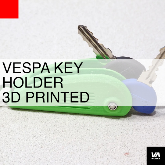 Gantungan Kunci Key Holder Vespa Model 946 Single Double Master Key