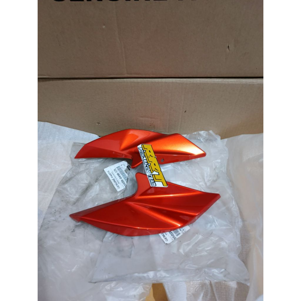 cover kupingan lampu depan kawasaki z250sl z250 sl orange