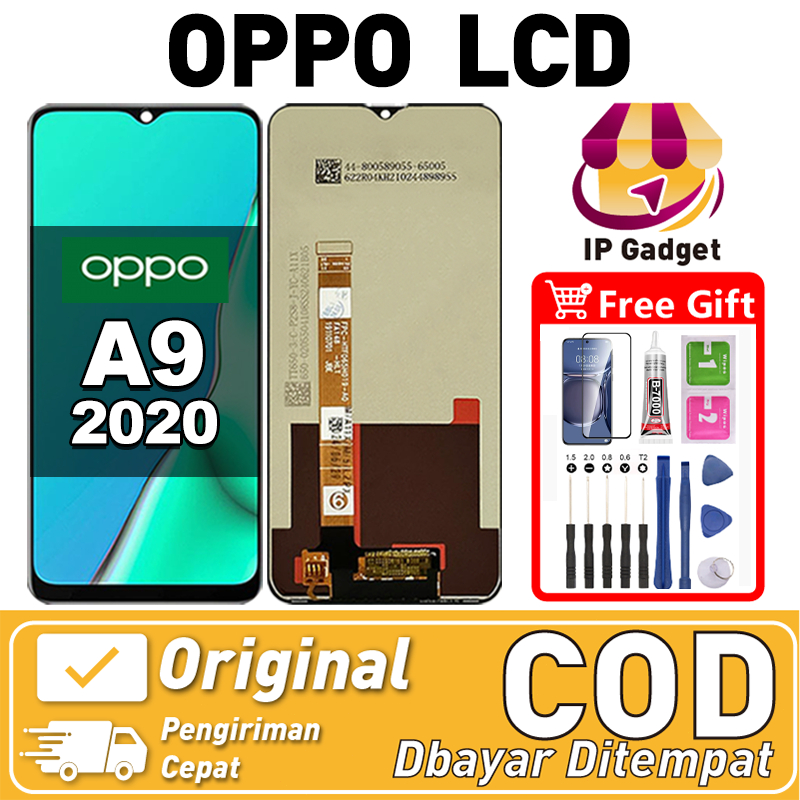ORI FOR LCD OPPO A9 2020 Fullset Original LCD HP OPPO A9 2020 Asli Touchscreen Layar Sentuh HP COD