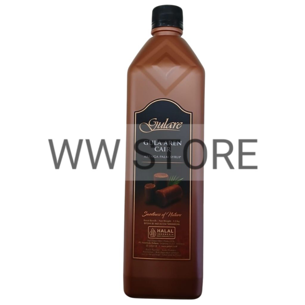 

GULA AREN CAIR halal MUI Gulare Arenga Palm Syrup 1.3kg