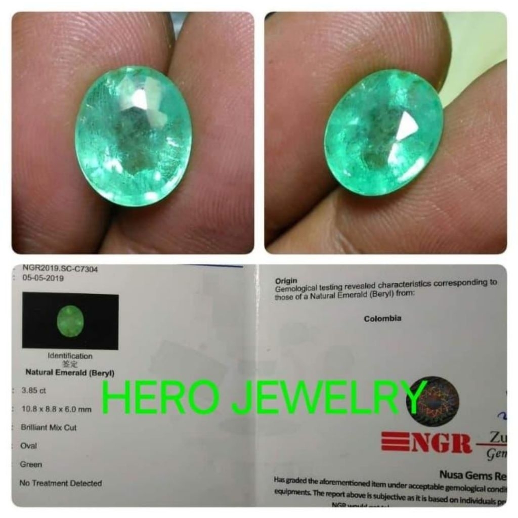Natural Emerald Beryl Colombia Zamrud Columbia Ada garnet tsavorite blue topaz alexandrite chrysober