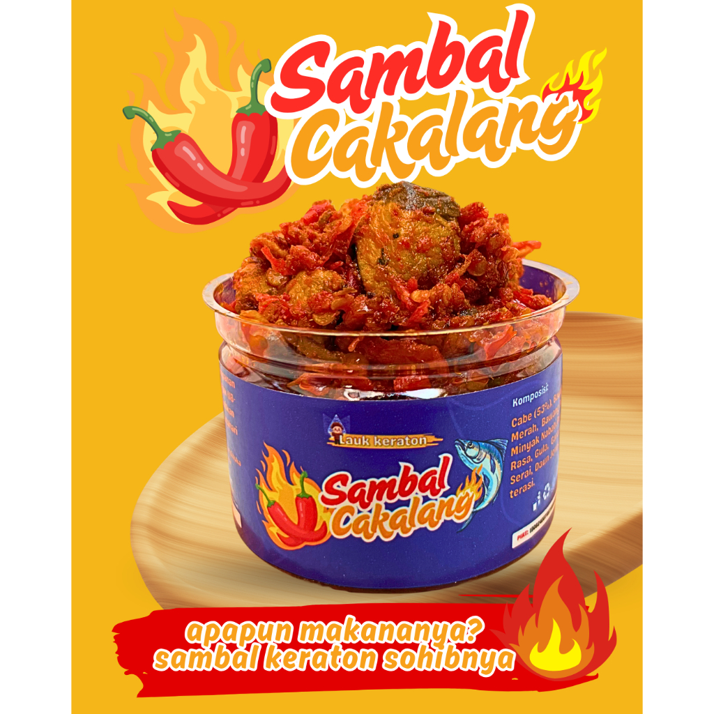

Sambal Cakalang Lauk Keraton 150gram - Pedas Nampol - Tanpa Pengawet