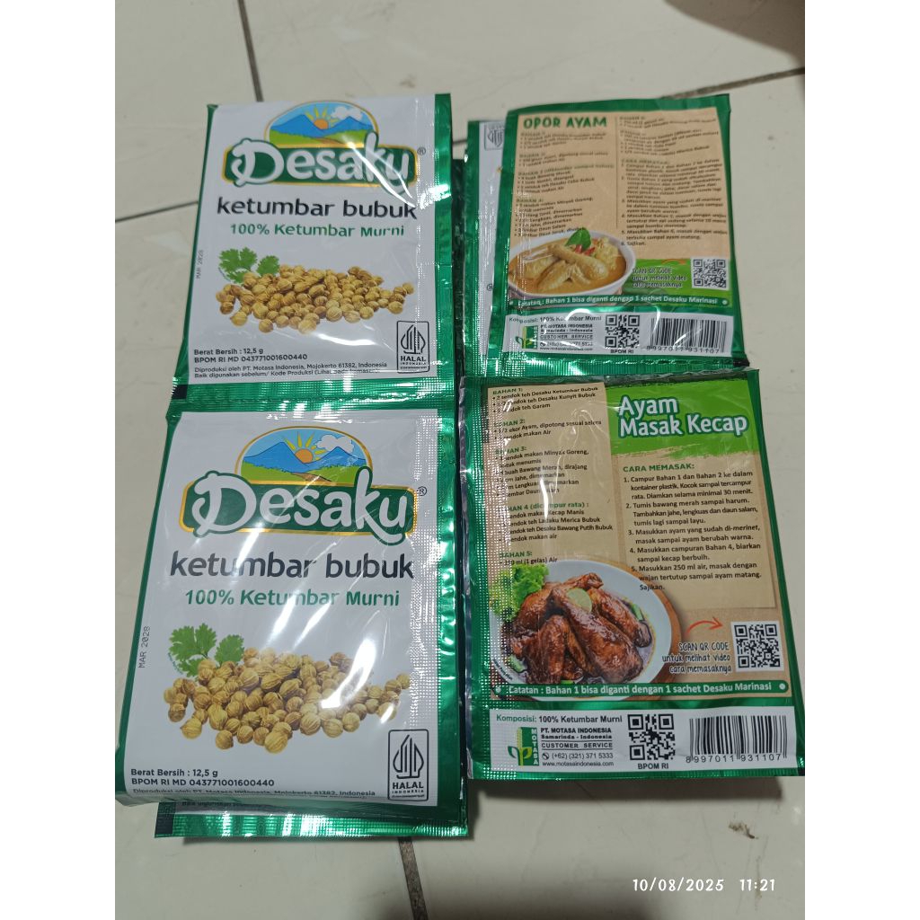 

Ketumbar Bubuk Desaku 12 sachet