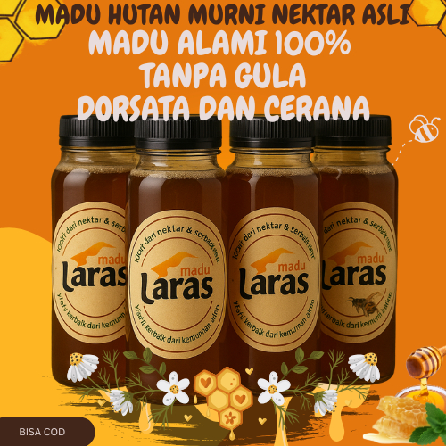 

Madu Hutan Murni Nektar Asli | Madu Alami 100% Tanpa Bahan Tambahan | Dorsata dan Cerana