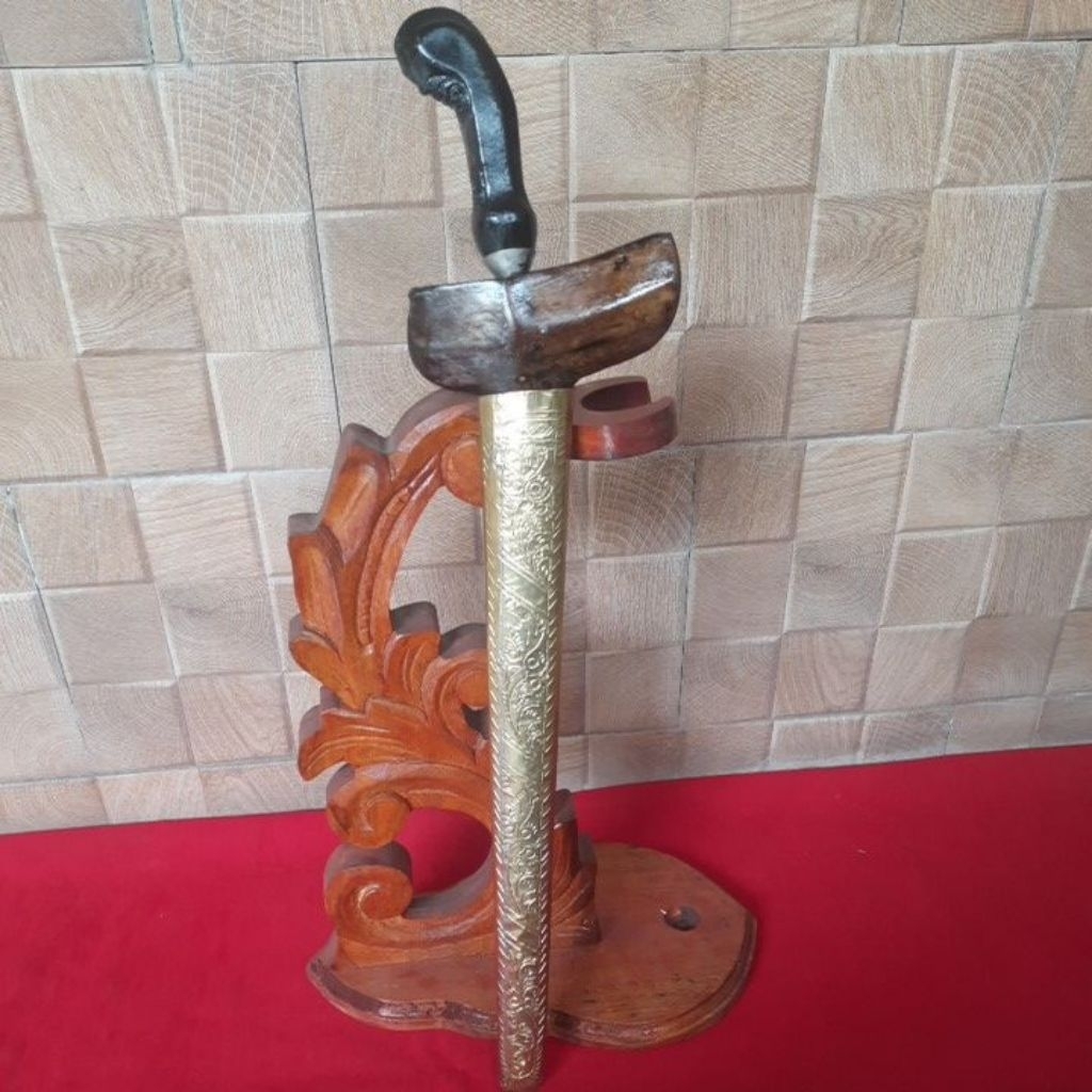 Keris Patrem Kyai Brojol Gonjo Iras,Sepuh,Pamor Masir Malelo