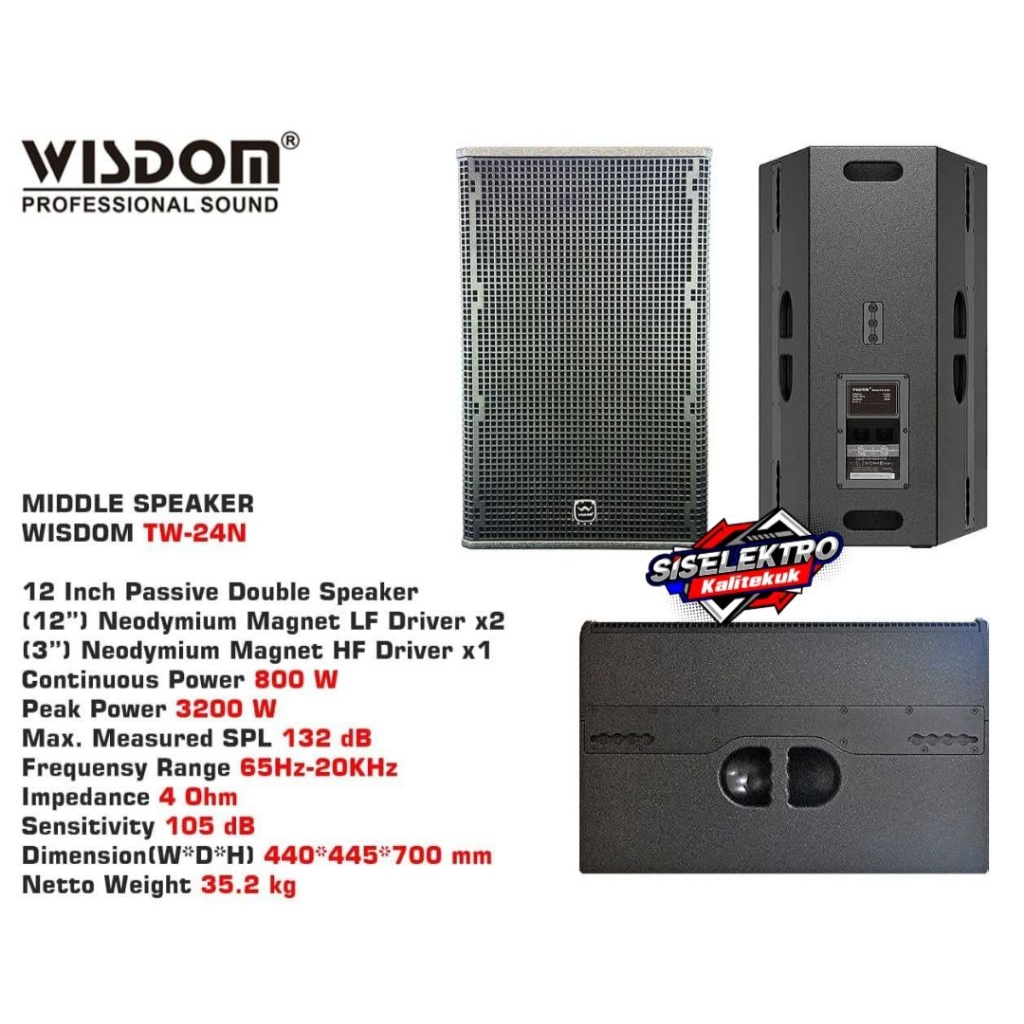 wisdom tw24 speaker Wisdom tw-24n t24 wisdom