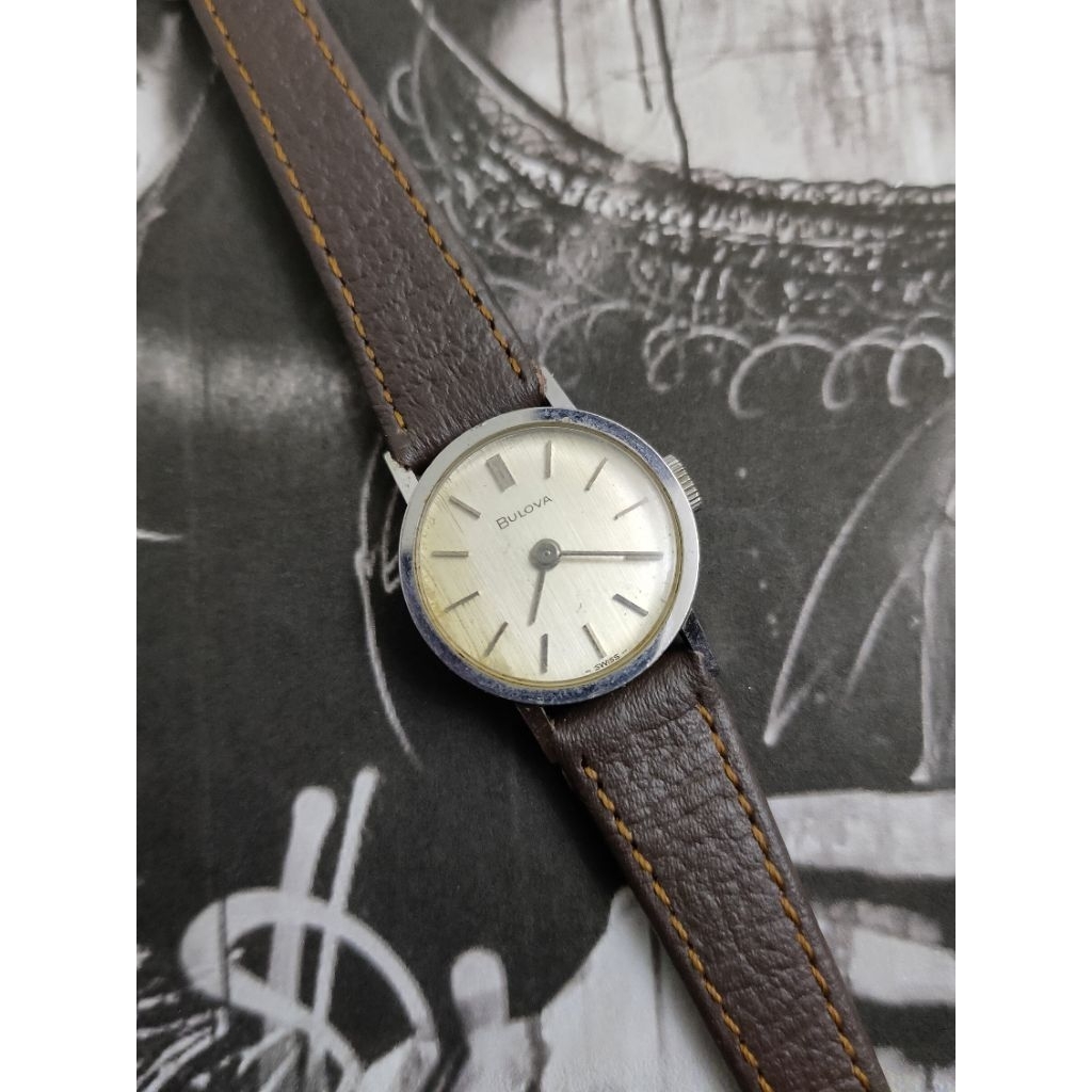 Jam Tangan Wanita Bulova Lady Dual Hands Silver Tone