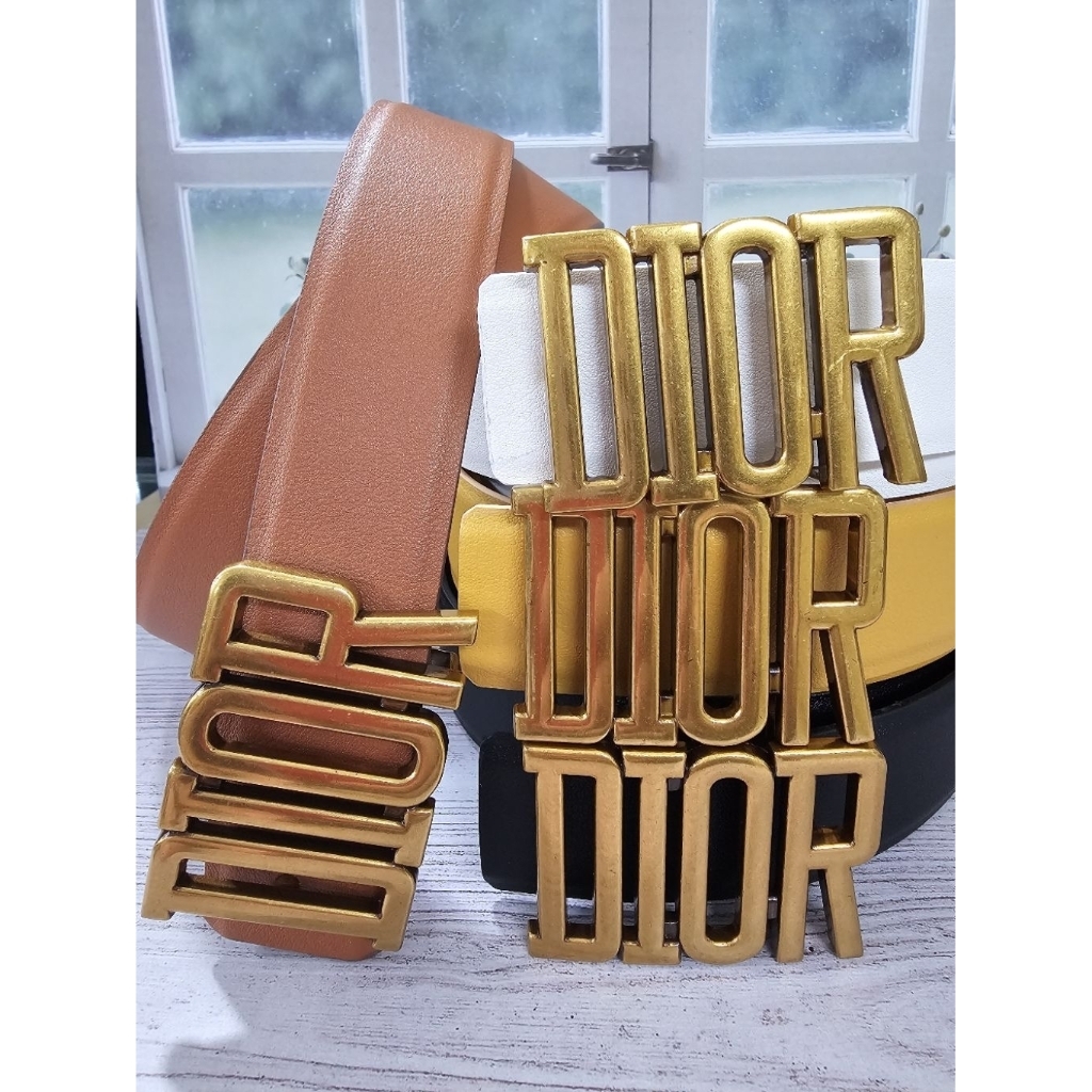 BAN PINGGANG LOGO D BELT 4CM IKAT PINGGANG PEREMPUAN SABUK WANITA GESPER WARNA WARNI