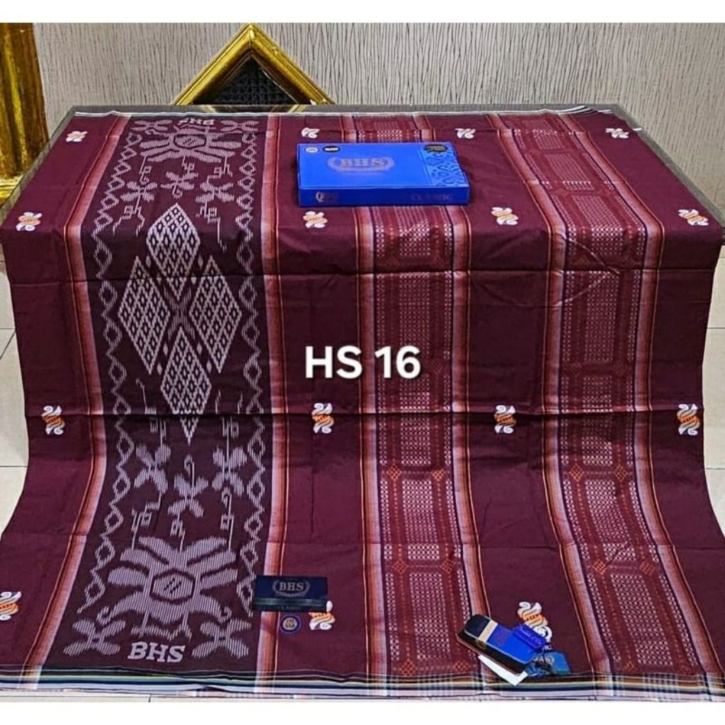 sarung BHS classic gold songket timbul