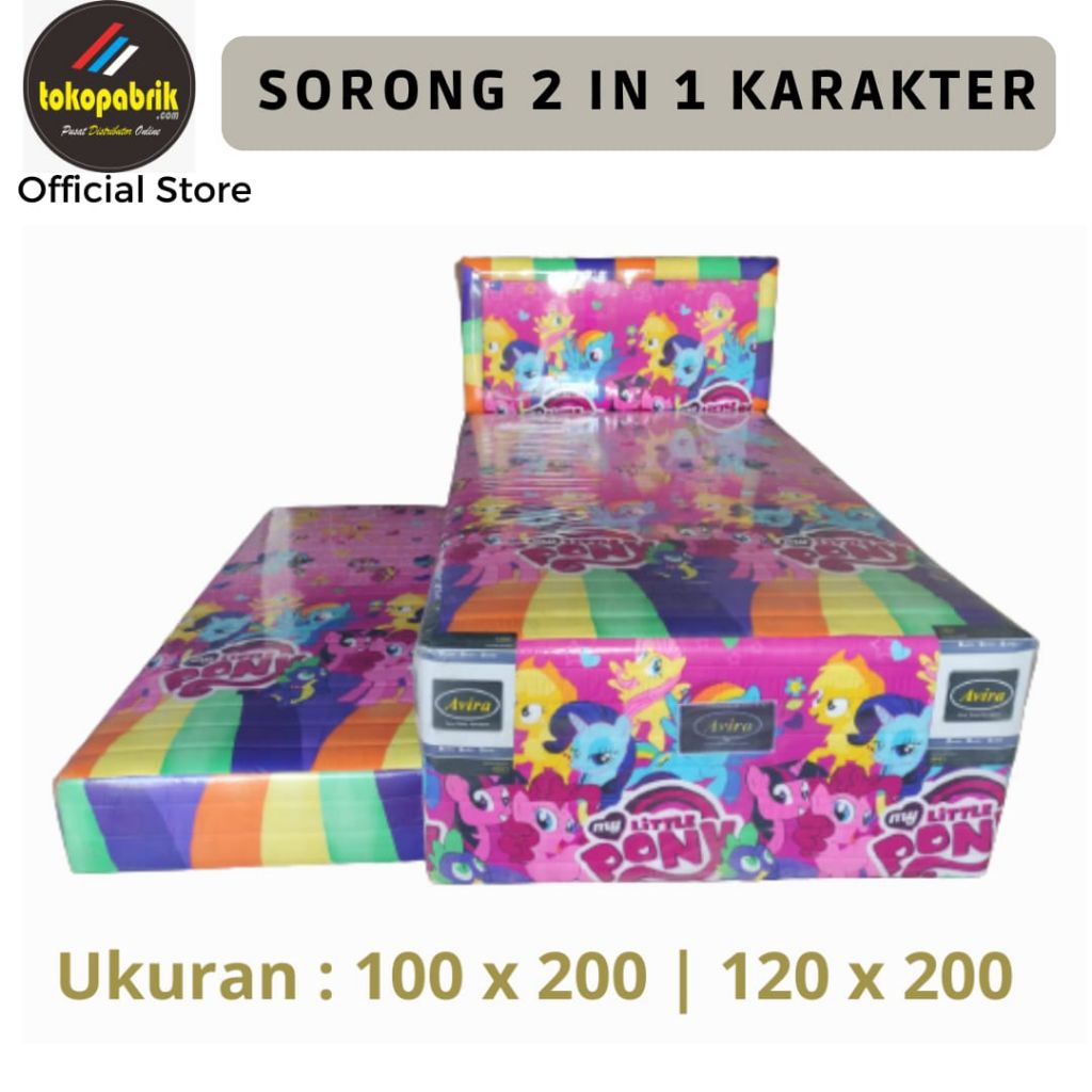 Kasur Sorong Karakter Spring Bed 2in1 Termurah Kasur Anak Minimalis