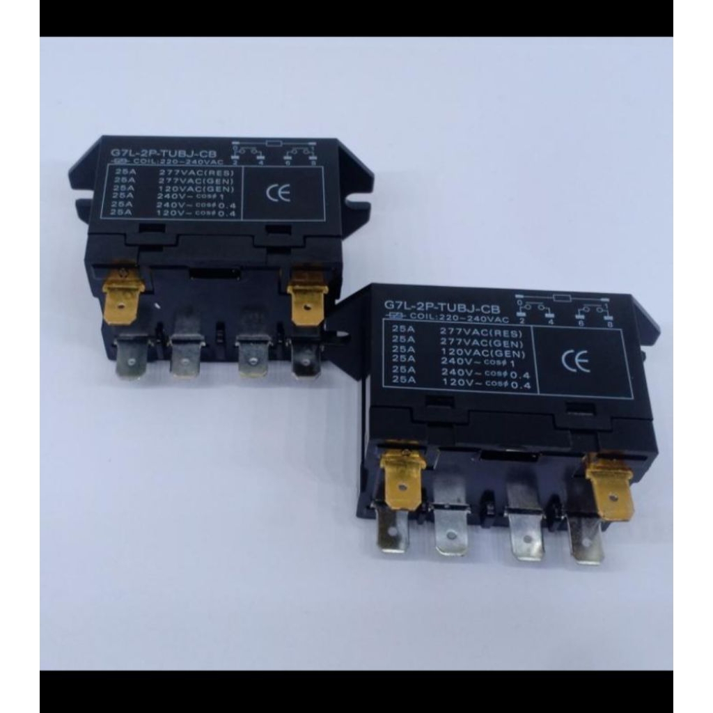 relay compressor/AC -G7L-2P-TUBJ 220-240 VAC25A