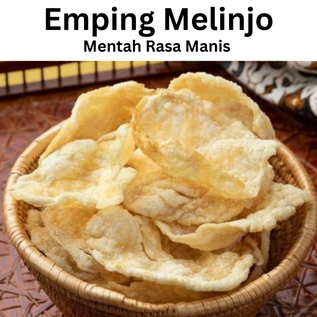 

Emping Melinjo Asli Manis Mentah 250 Gram Siap Goreng