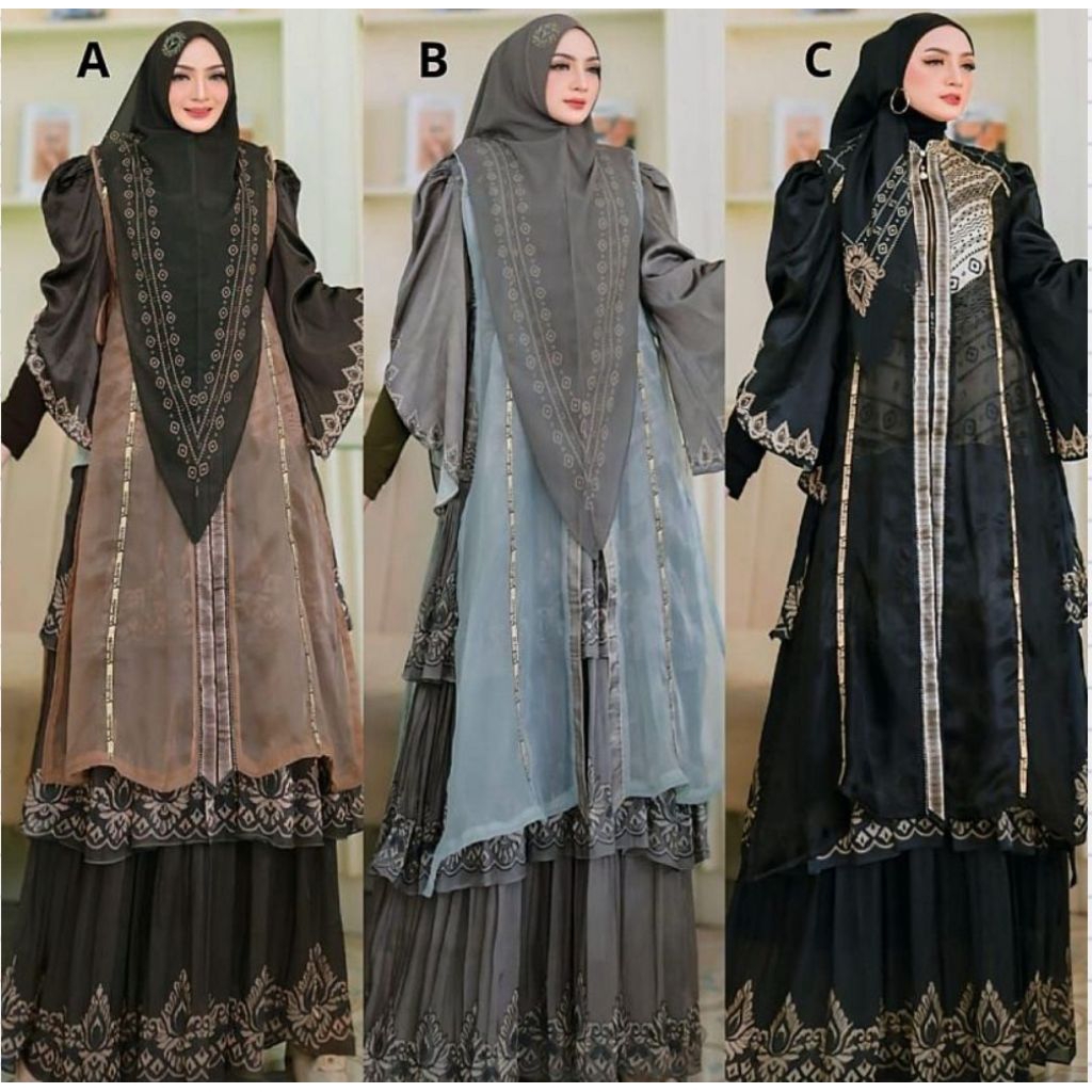 JOHDA|JEVINA DRESS GAMIS BY YODIZEIN SYAR'I