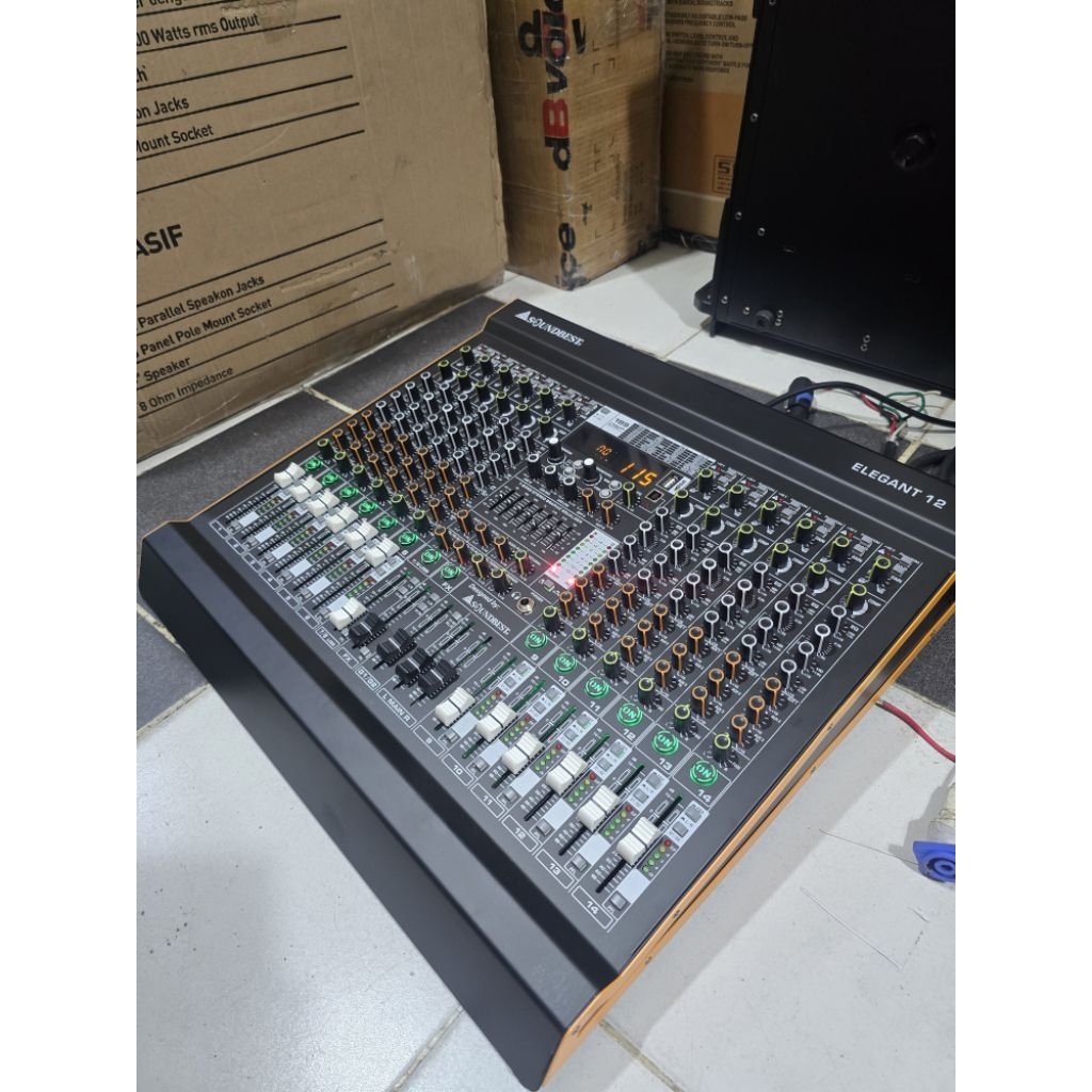 Mixer 12 Channel Soundbest Elegant 12 Original Mixer Soundbest Elegan 12