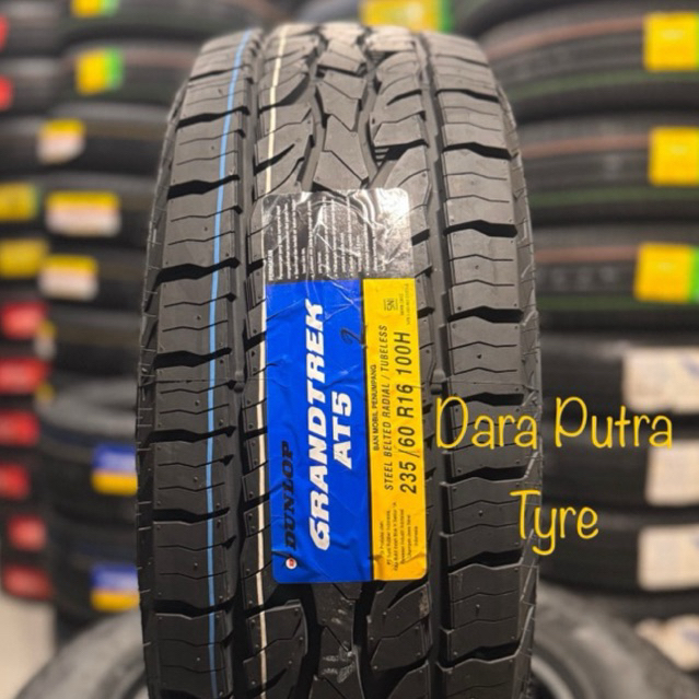 ban mobil 235 60 16 dunlop grandtrek at5 Ban 235/60R16 Dunlop Grandtrek AT5 ( Black Letter )