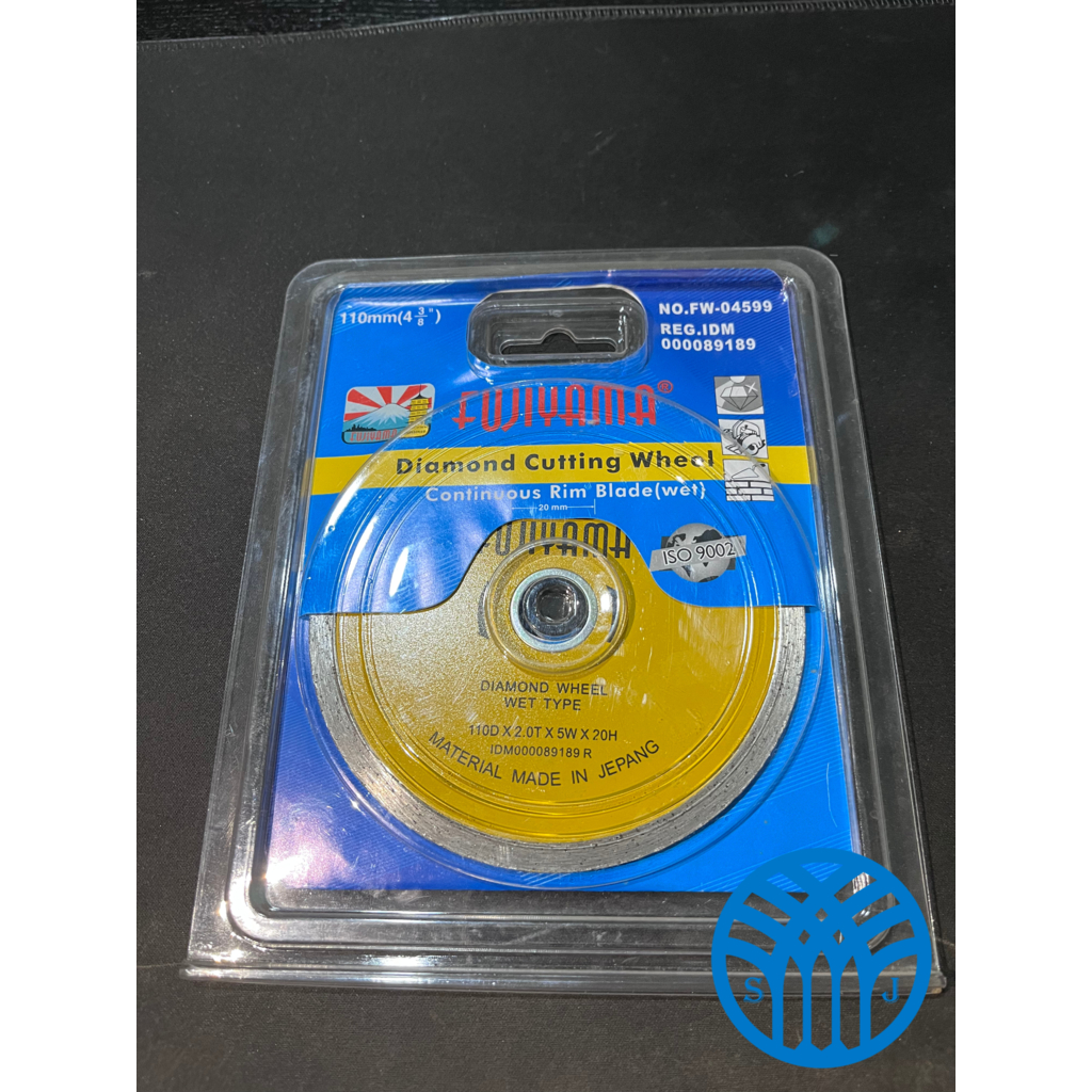 Fujiyama Diamond Cutting Wheel - Wet / Dry