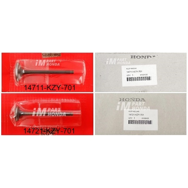 SALE  14711-KZY-701 14721-KZY-701 KLEP IN & EX ADV PCX VARIO 150 READYY