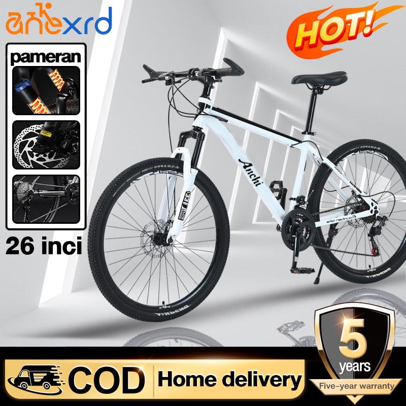 Anchi  Lima tahun garansi  Sepeda gunung 26-27,5 inci Mountain bike MTB bike sepeda balap Sepeda dew