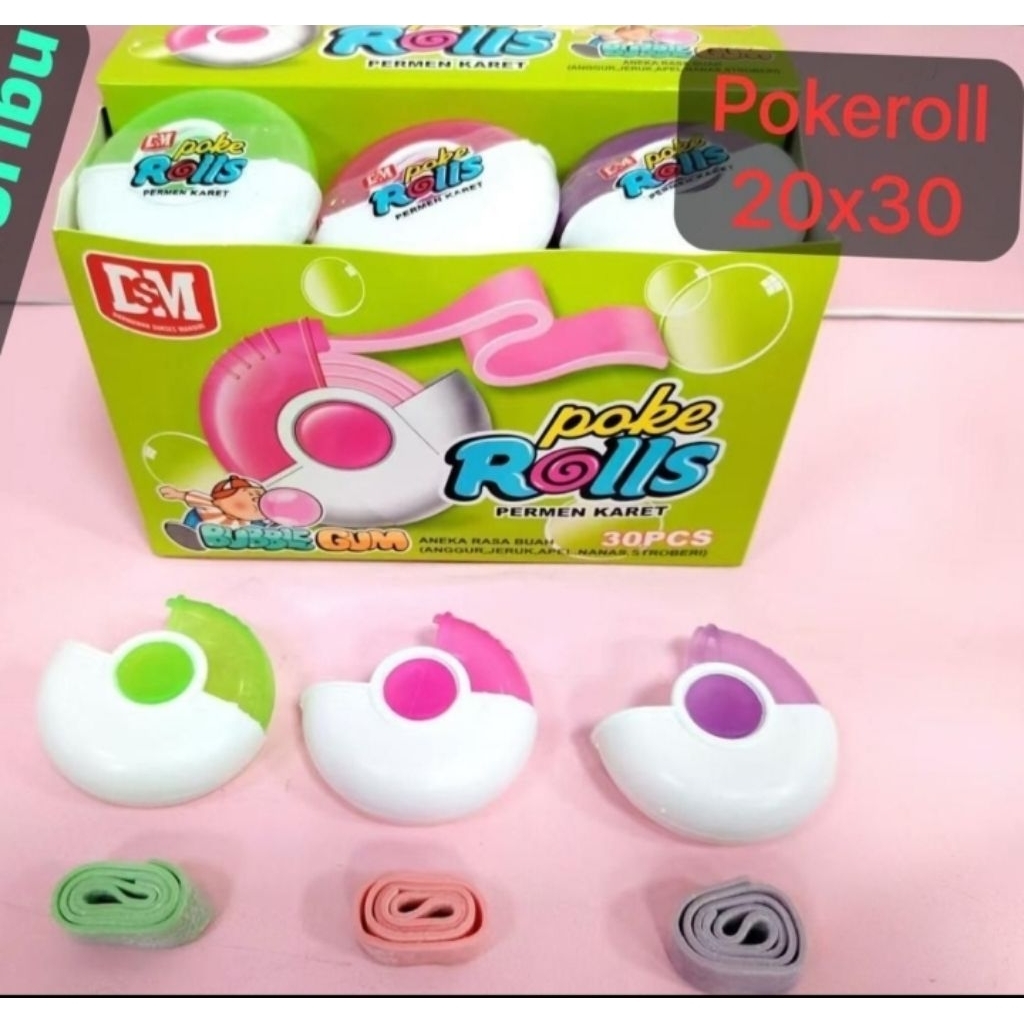 

Permen Bubble Gum Pokerol Isi 30 Pcs