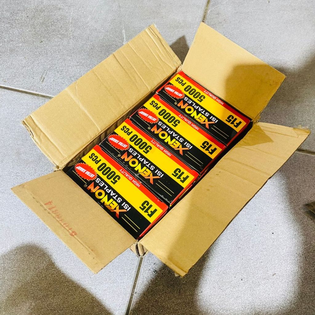 

XENON Isi Staples Mesin Paku Tembak F15 Lurus 1 koli