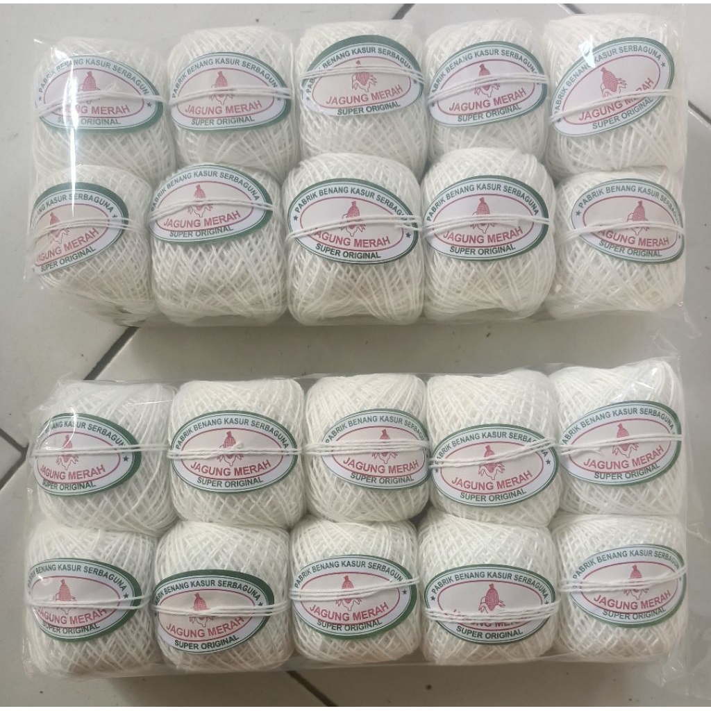 Benang Kasur / benang rami / bola kasur / benang bangunan / benang tali bendera / benang kasur Cap J