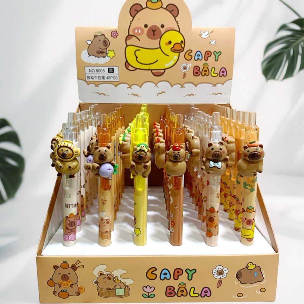 

Pulpen Gel Karakter Capy Bala|Pulpen Lucu Karakter Capy Bala No.8005
