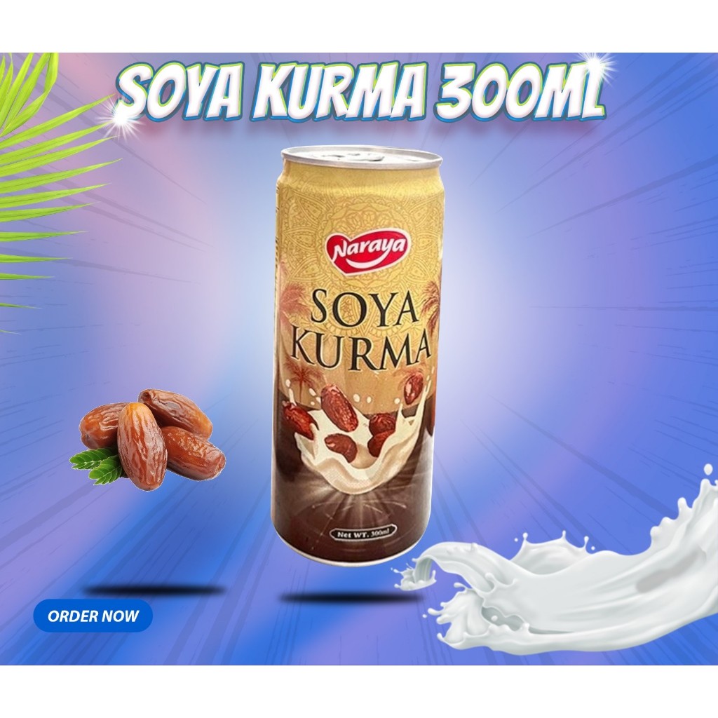 

Naraya Soya Kurma 300ml – Minuman Kedelai Rasa Kurma Halal dan Sehat