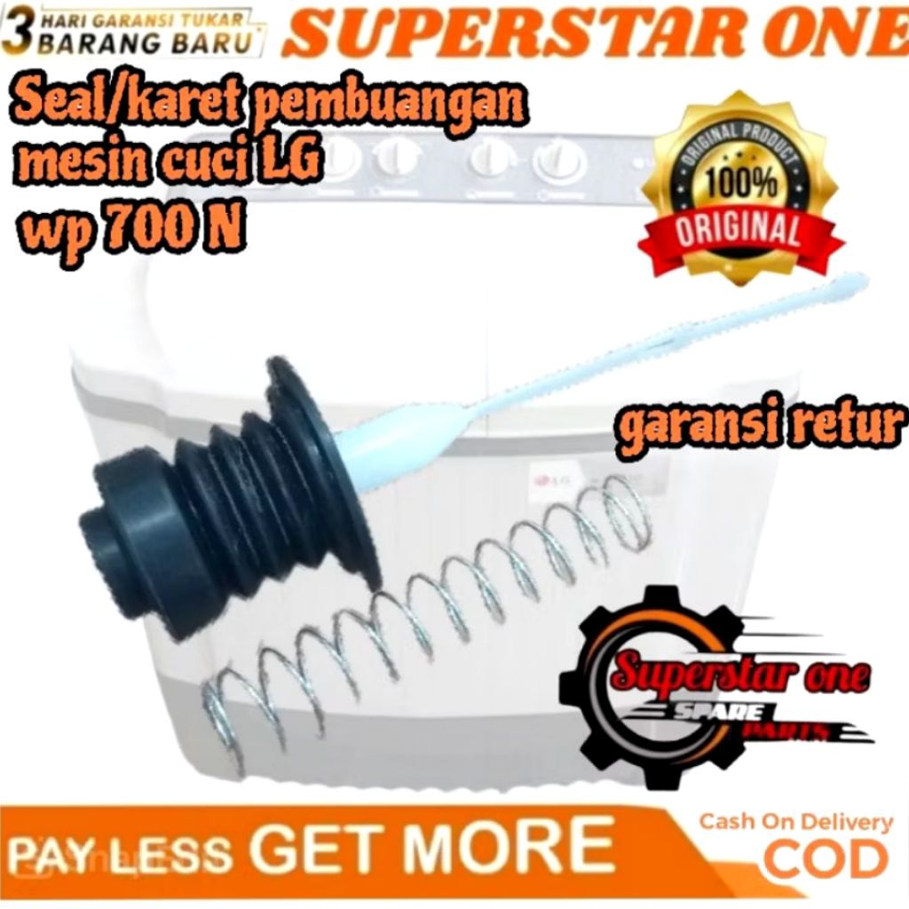 seal/karet pembuangan mesin cuci LG WP 700 N/WP700N/WP-700N/WP-700 N/WP- 700N/WP- 700 N