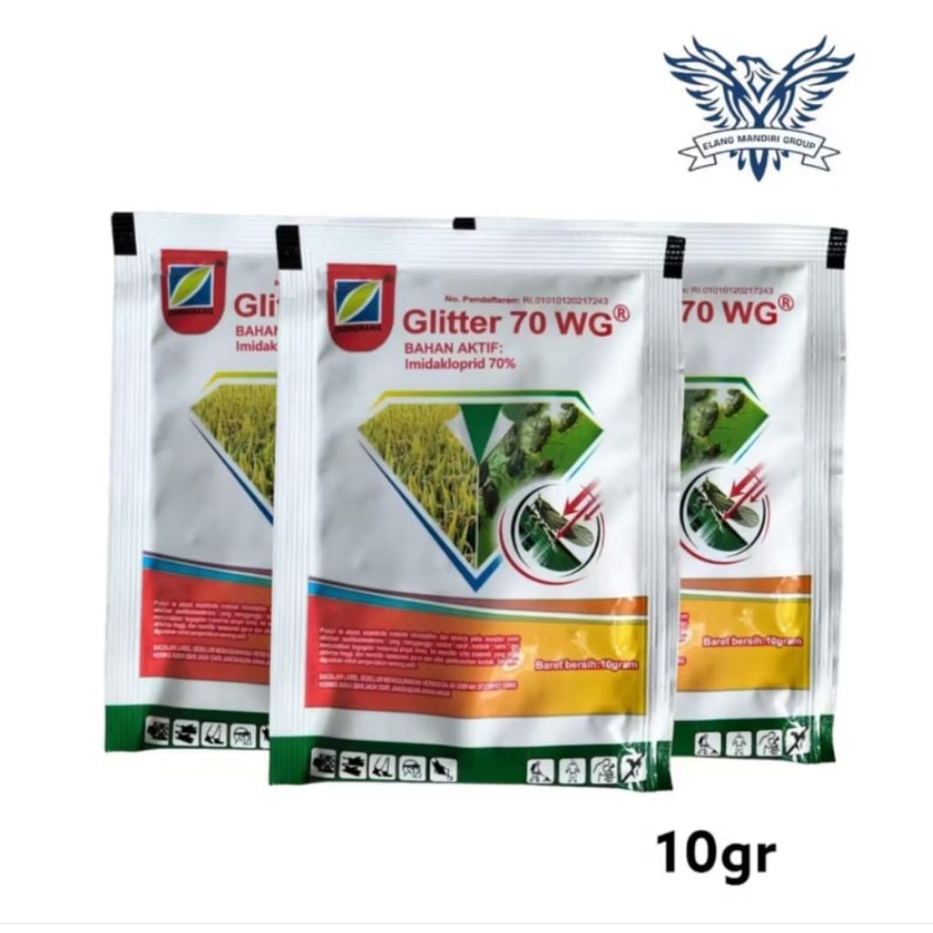 GLITTER 70WG 10GR Insektisida Sistemik Imidakloprid 70% Besvidor Avidor ZHENBANG