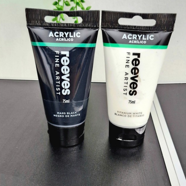 

[Preloved] Bundle Cat Acrylic – Putih & Hitam (75ml)