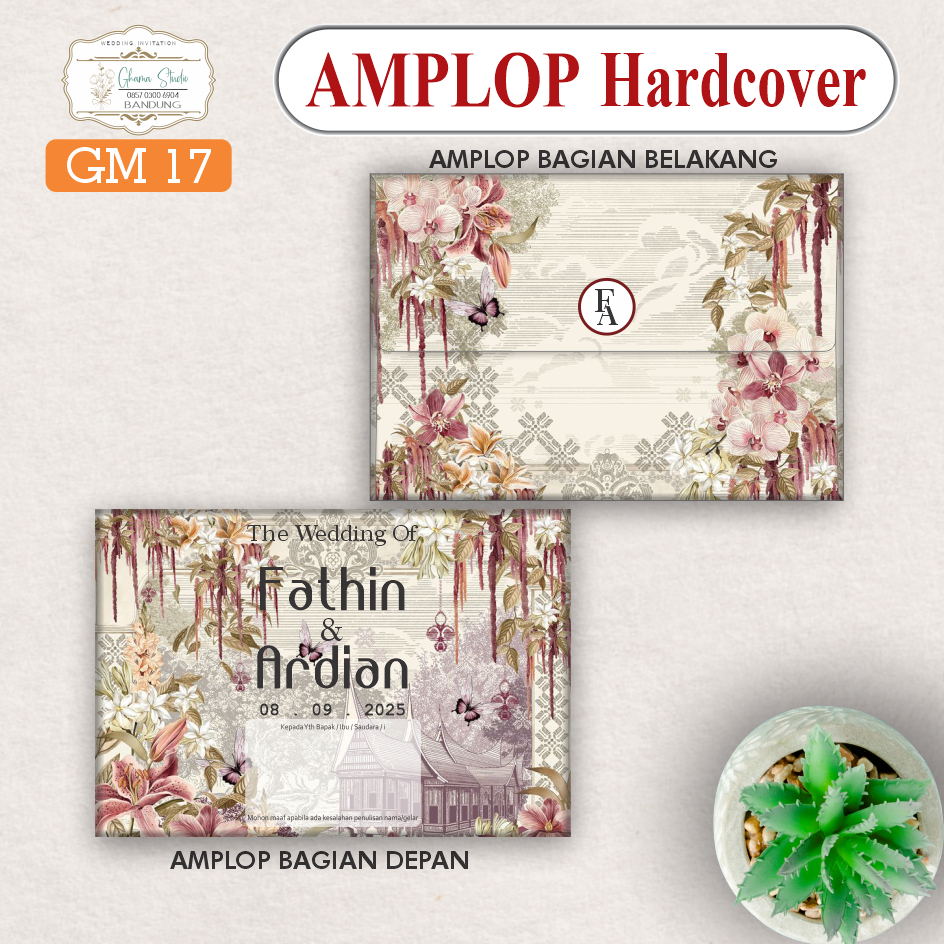 Undangan Pernikahan Hard Cover Amplop Kekinian Wedding Card Undangan Minang Murah Undangan Bandung