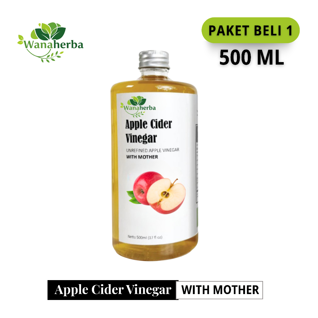 

Wanaherba Cuka Apel With Mother 500 ML