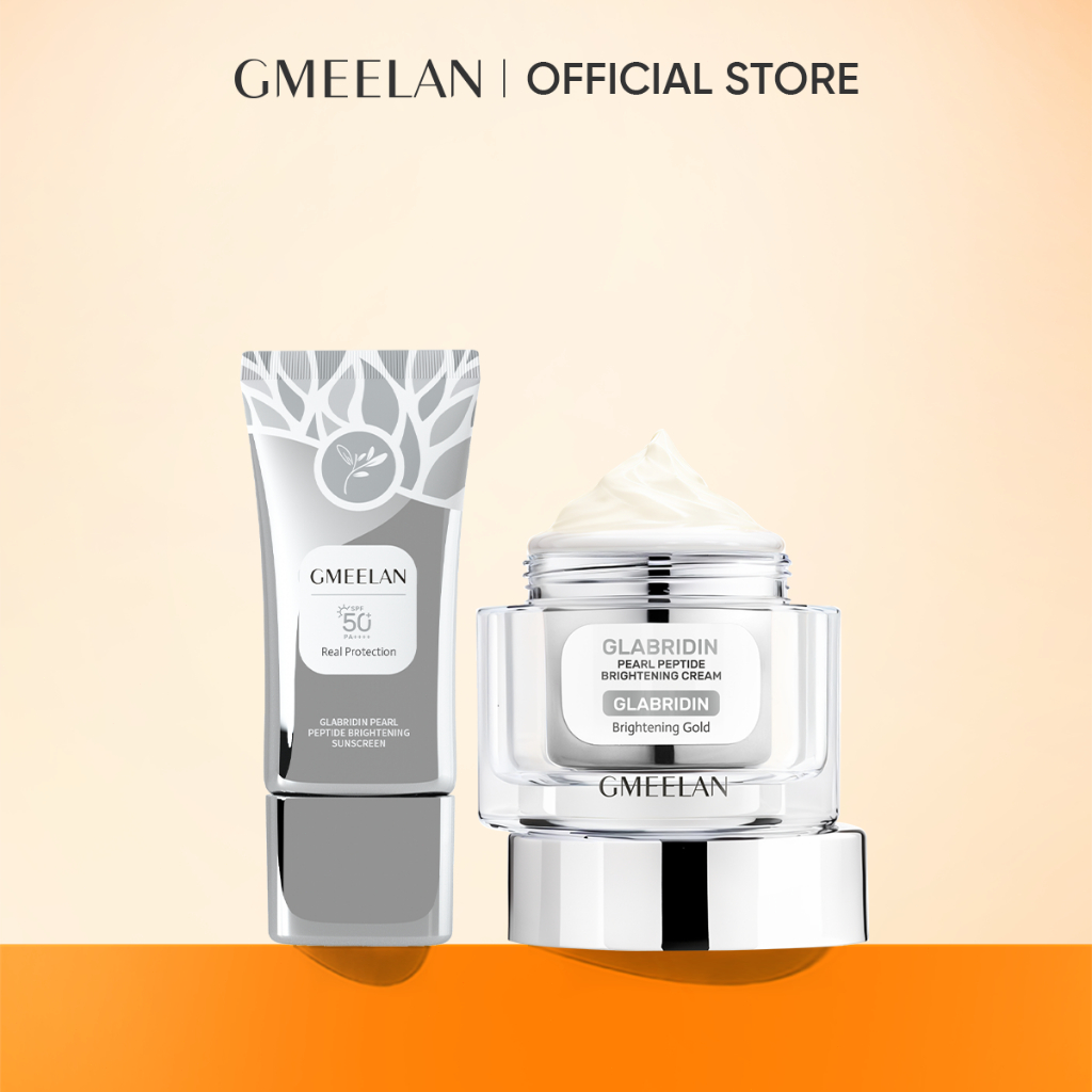 GMEELAN Brightening Sunscreen SPF50+ PA++++ 30g Glabridin Pearl Peptide Serum Sunblock Sunscreen Waj