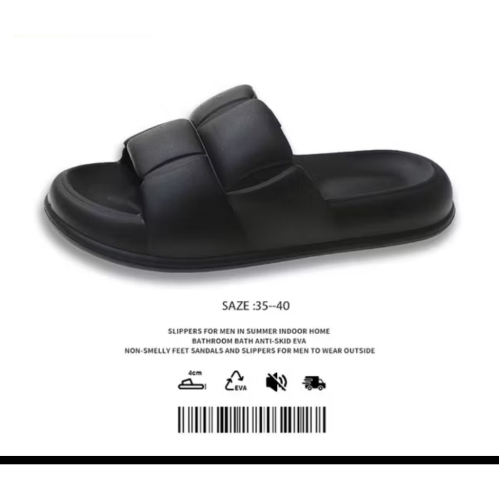 Sendal jelly wanita kekinian Sepatu sandal wanita karet korean import terbaru 2023 Sandal slop wanit