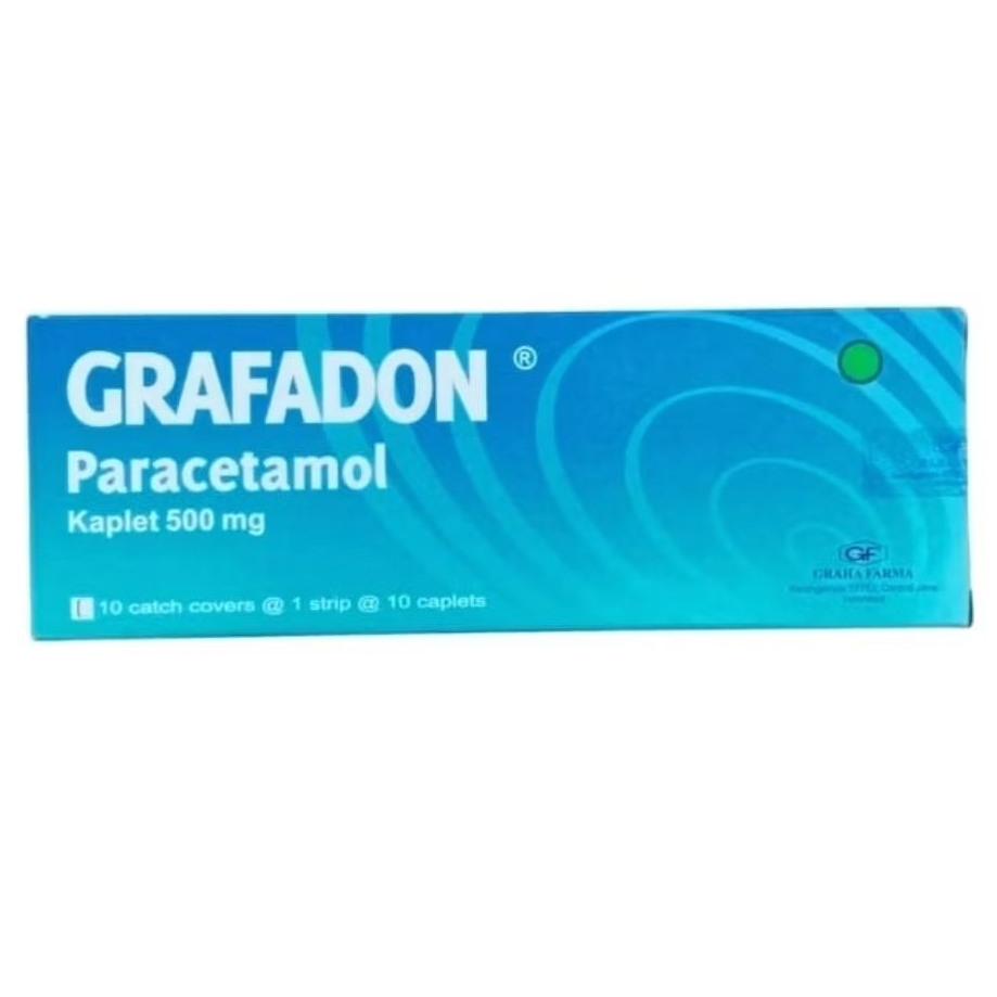 GRAFADON - Paracetamol Kaplet 500mg (100's /Dus)