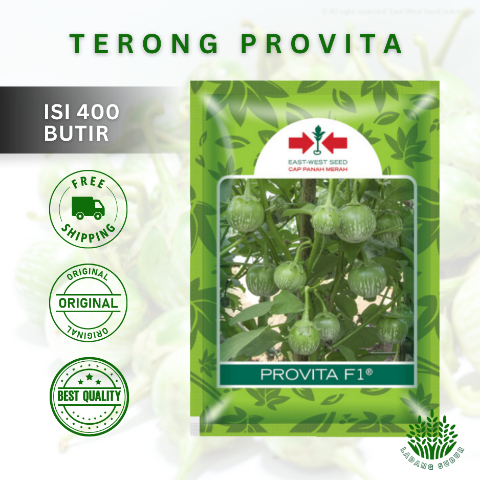 Benih Bibit Terong Lalap PROVITA F1 400 butir - Cap Panah Merah