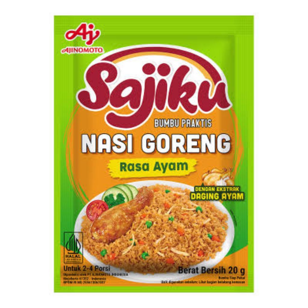

Sajiku Bumbu Racik Nasi Goreng Ayam 20gr