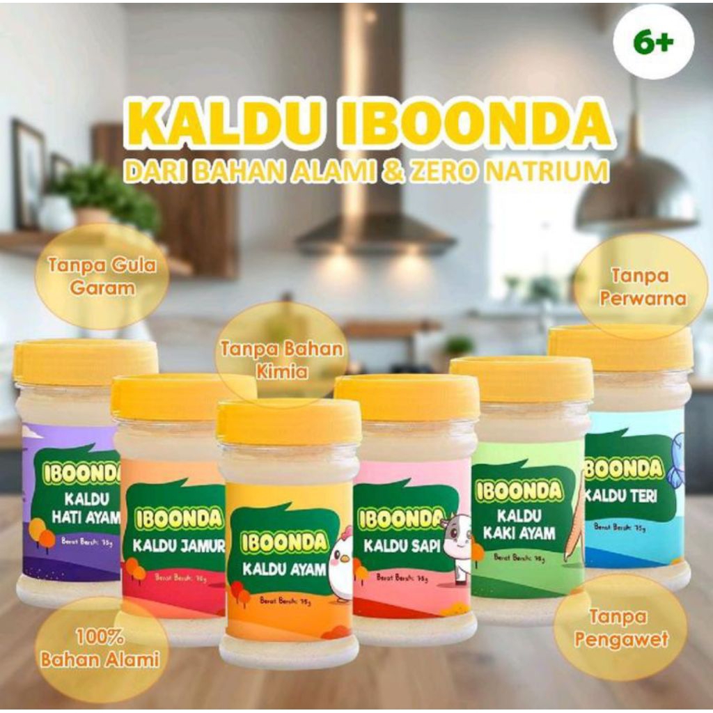 

Iboonda Bumbu Kaldu MPASI Baby 75gr