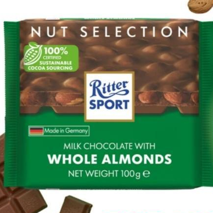 

Ritter Sport Whole almonds 100 Gram